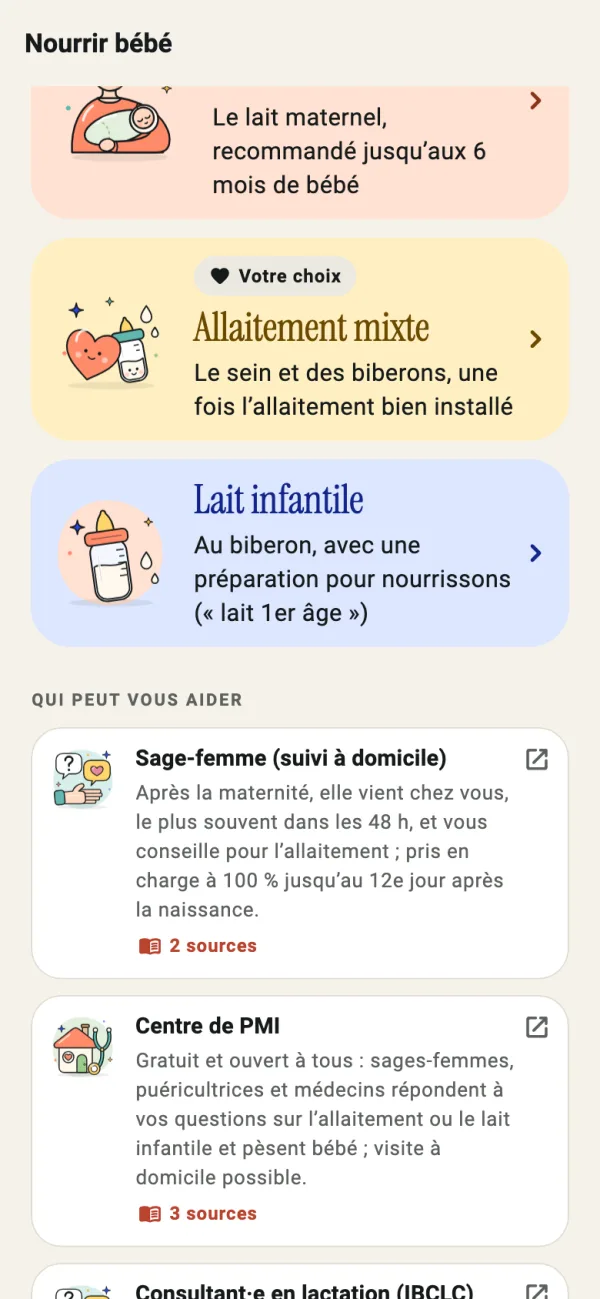 Nourrir bébé : au sein, au biberon ou les deux, avec l’avis important sur l’allaitement