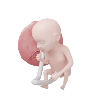 Le bébé à 22 SA, en 3D