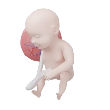 Le bébé à 32 SA, en 3D